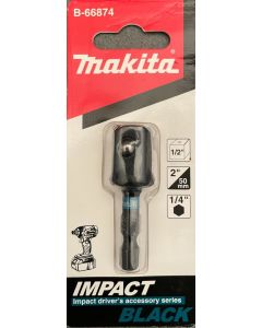 Makita B-66874 Schlagschrauber Adapter 1/4'' auf 1/2'' sechskant auf vierkant